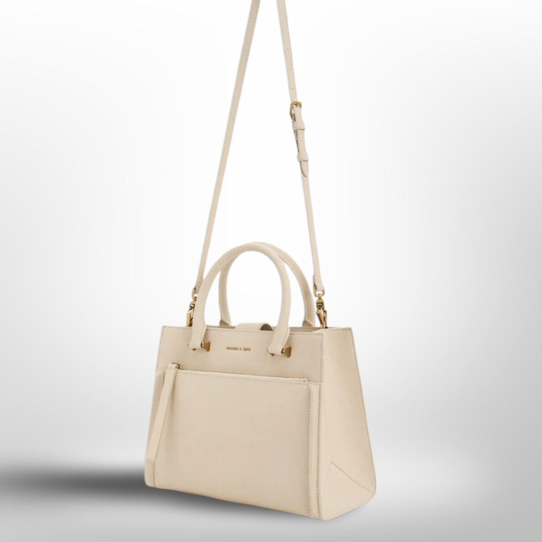 CHARLES & KEITH Anwen Structured Tote Bag