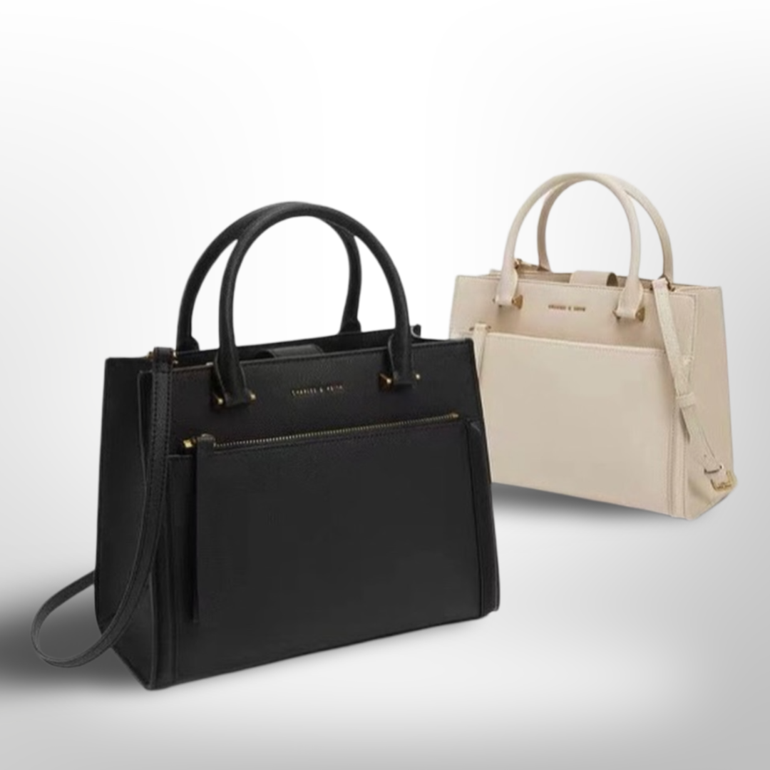 CHARLES & KEITH Anwen Structured Tote Bag