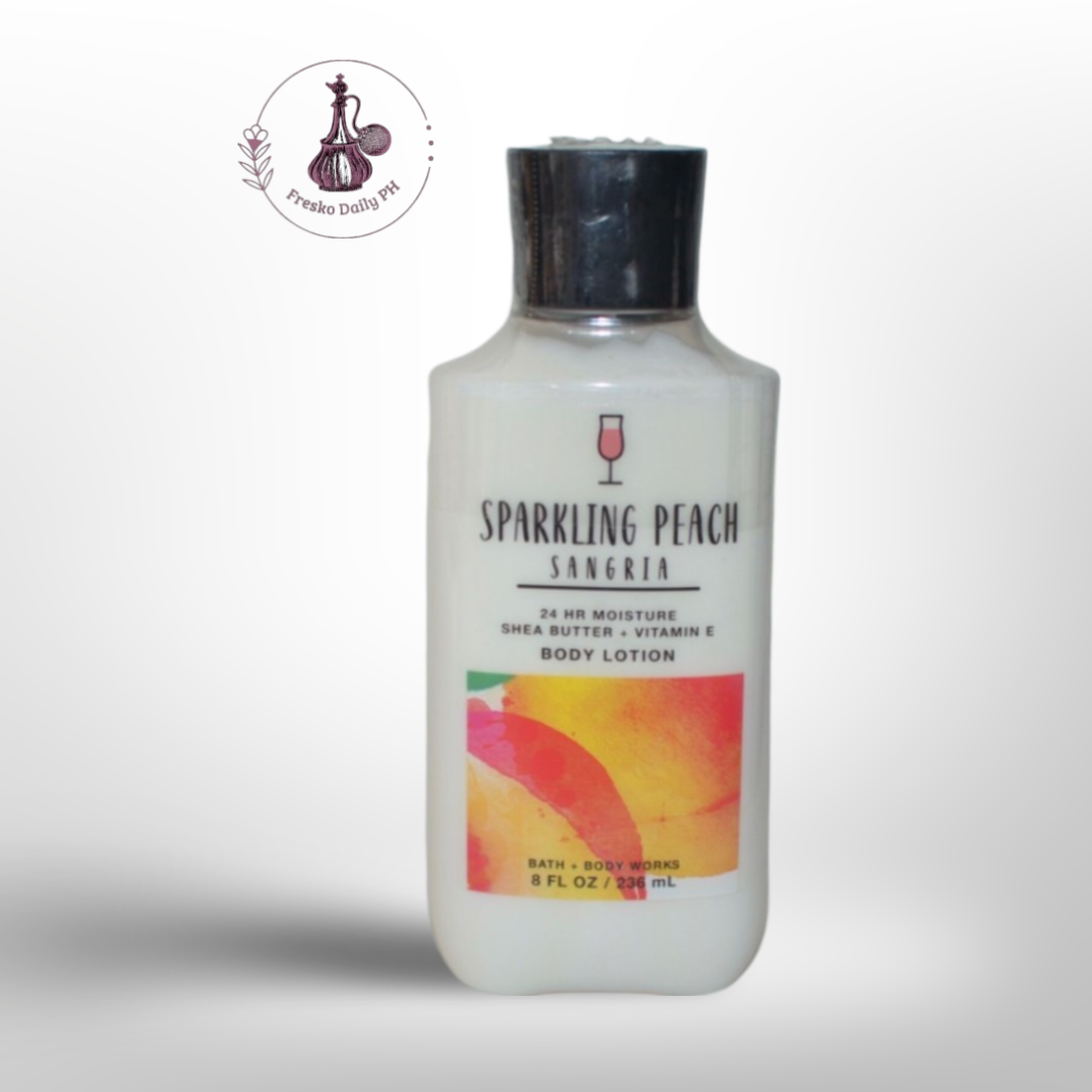 Bath & Body Works SPARKLING PEACH SANGRIA Fine Fragrance Lotion