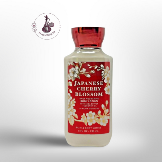 Bath & Body Works JAPANESE CHERRY BLOSSOM Fine Fragrance Lotion