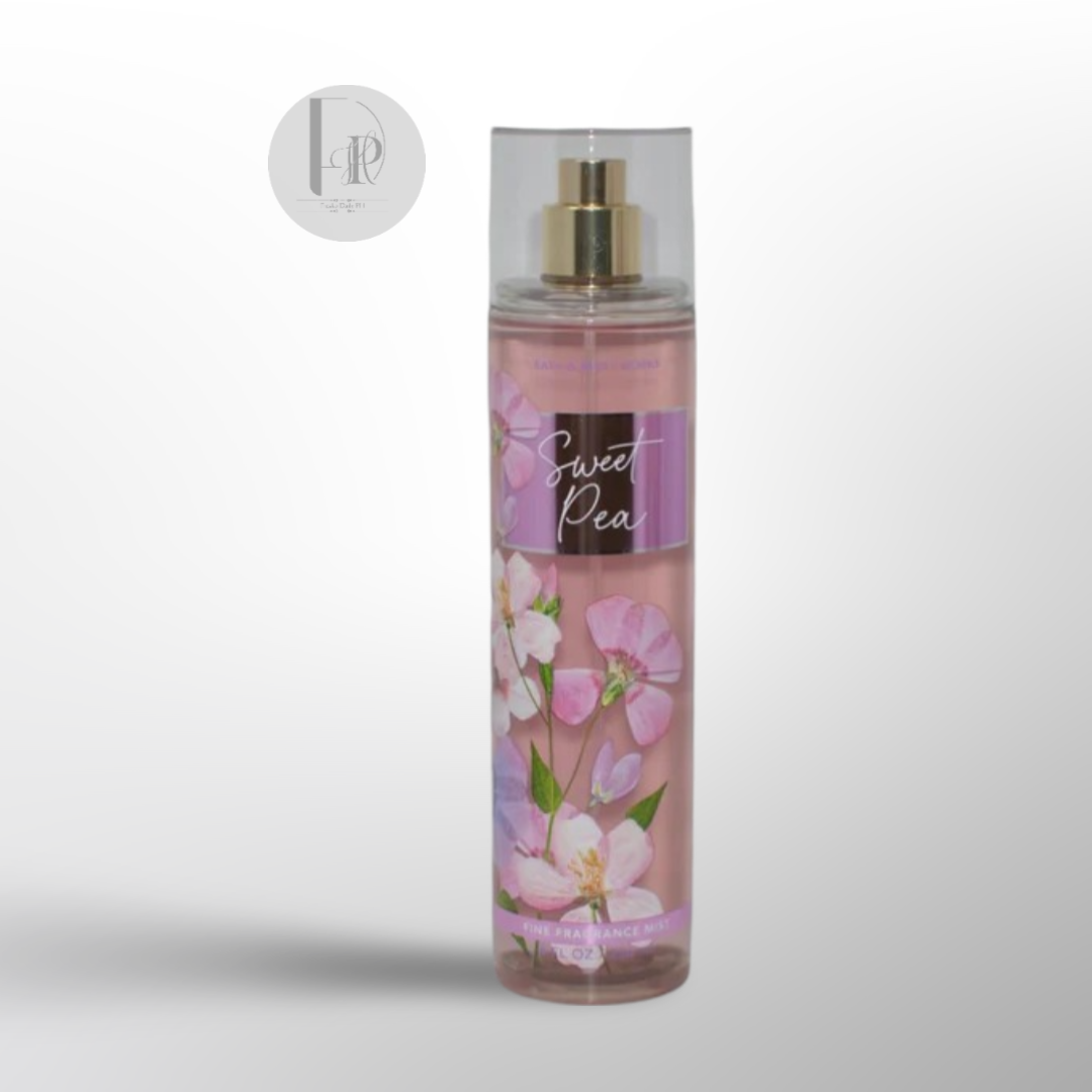 Bath & Body Works SWEET PEA Fine Fragrance Mist provide