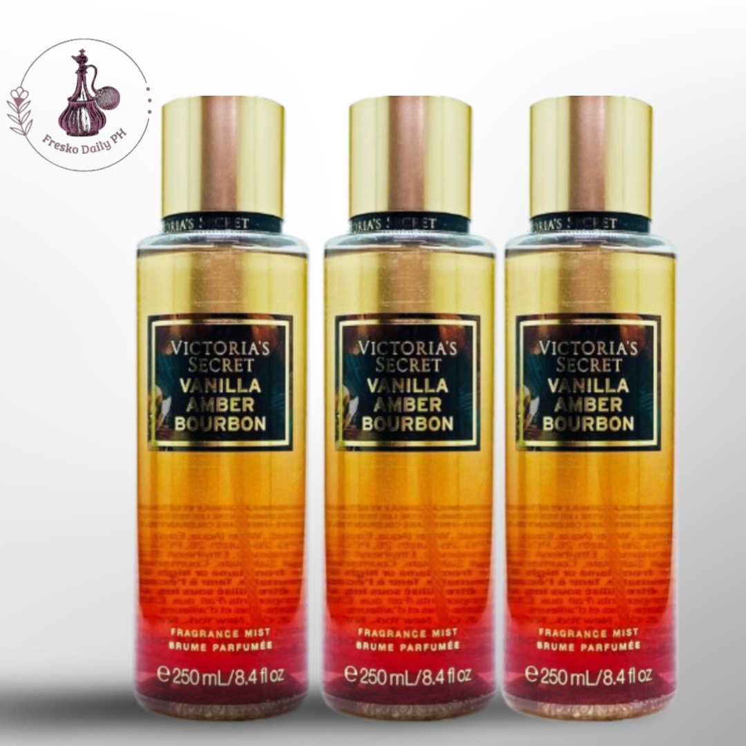 Victoria's Secret VANILLA AMBER BOURBON Fragrance Mist