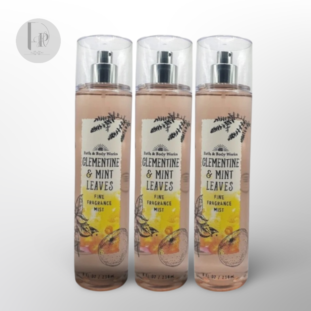 Bath & Body Works CLEMENTINE & MINT LEAVES Fine Fragrance Mist