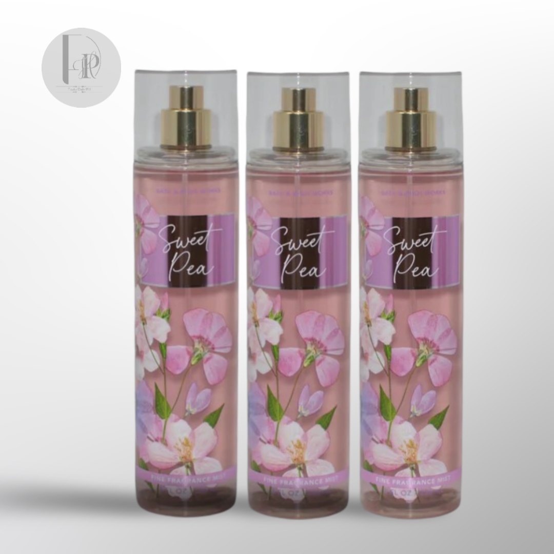 Bath & Body Works SWEET PEA Fine Fragrance Mist provide