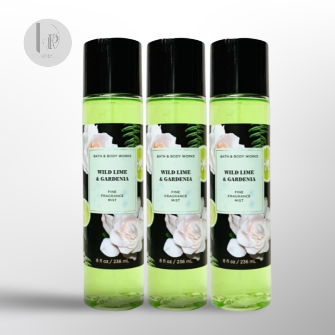 Bath & Body Works WILD LIME & GARDENIA Fine Fragrance Mist