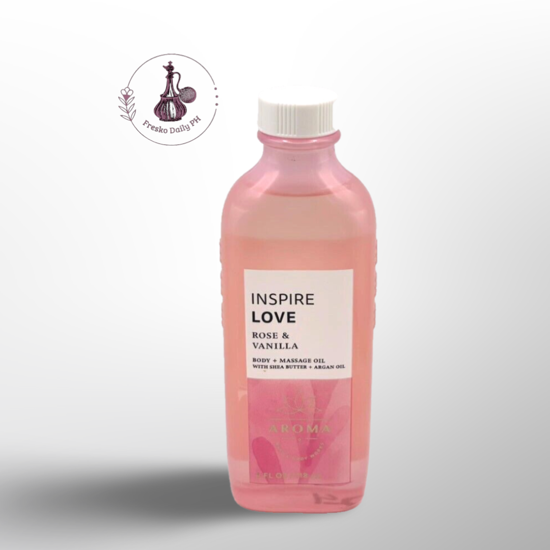 AROMATHERAPY Inspire Love Rose Vanilla Body + Massage Oil